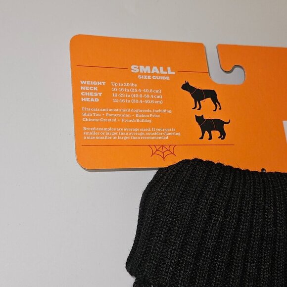 NEW Spiderweb Sweater Dog Cat Pet Halloween Costume Size Small (Up to 20 lbs) - Picture 7 of 7